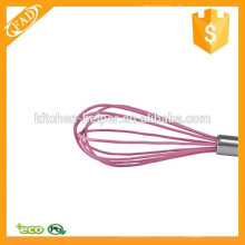 Most Popular Kitchen Accessory Silicone Coated Wire Whisk with Stainless Steel Handle